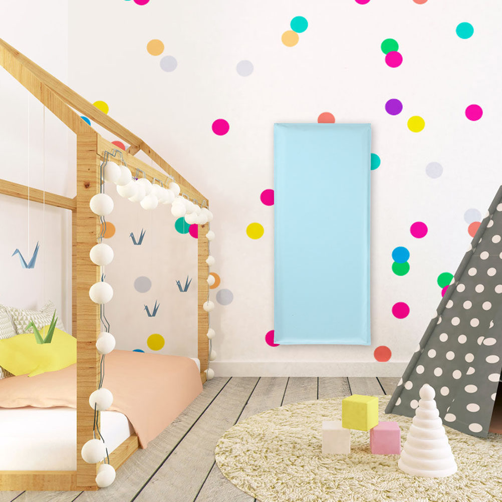 Baby Nursery Yellow Walls - 2Pcs Yellow Wall Padding 3D Panels