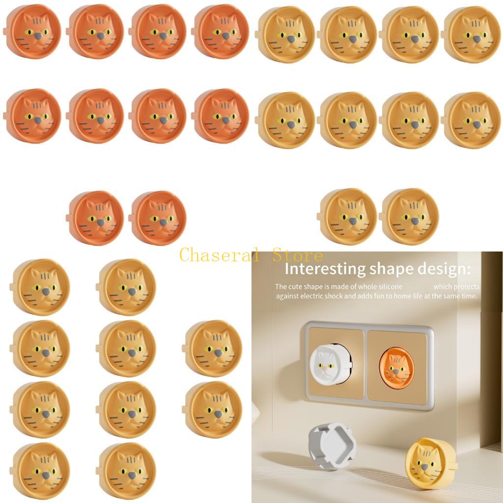 Outlet Cover Childproof - E7CE 10xEuropean Standard Silicone Outlet Cover