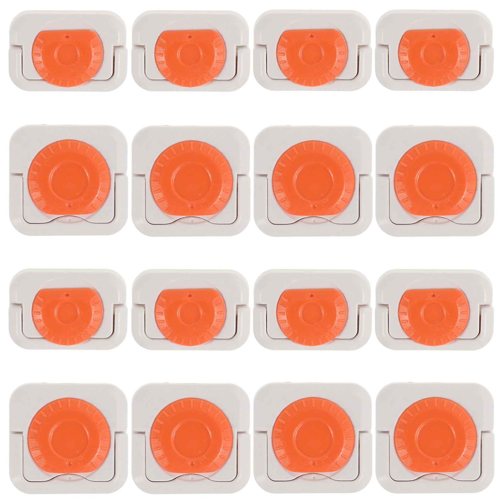 24Pcs Universal Fit Orange ABS - Outlet Cover Childproof 评论和价格