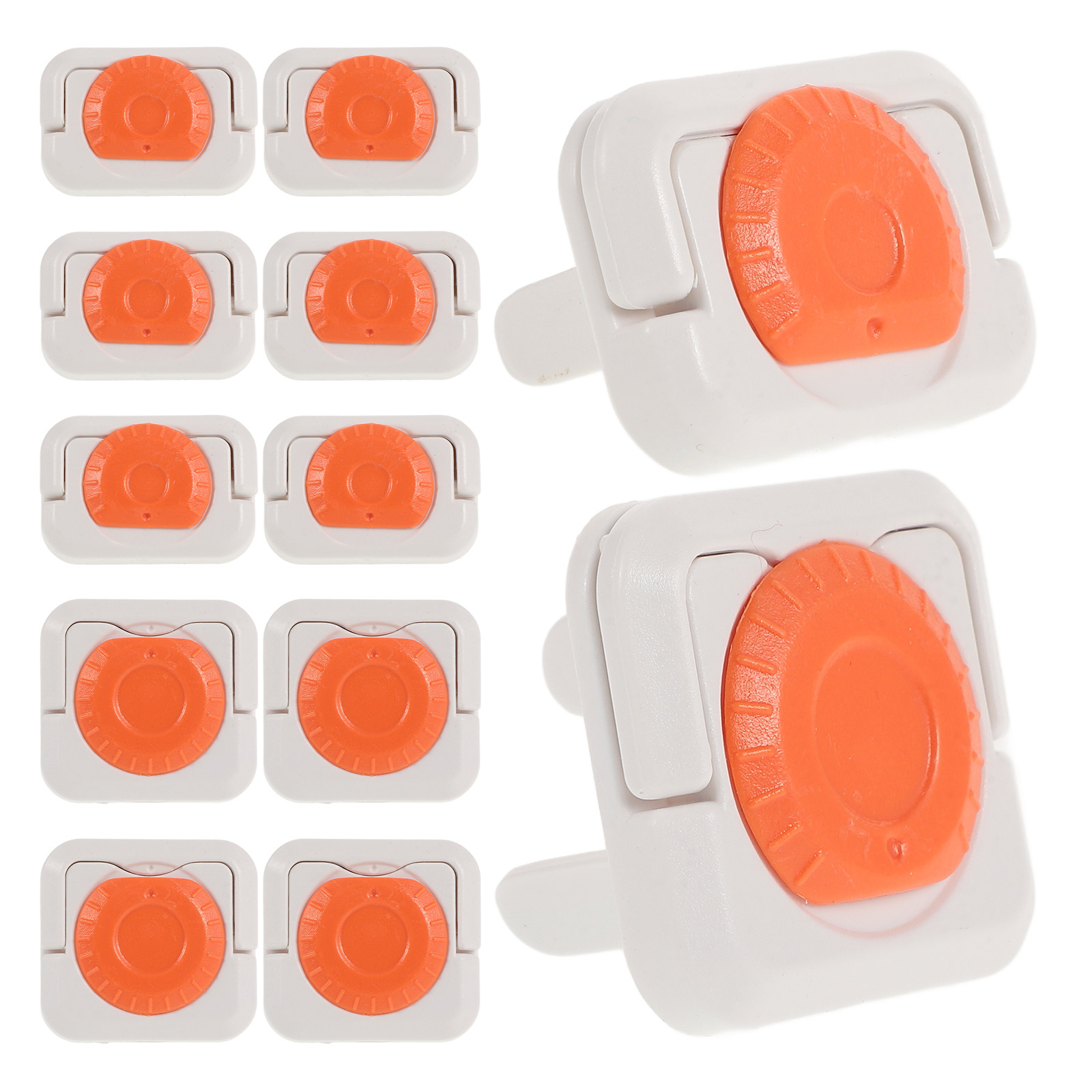 24Pcs Universal Fit Orange ABS - Outlet Cover Childproof 评论和价格