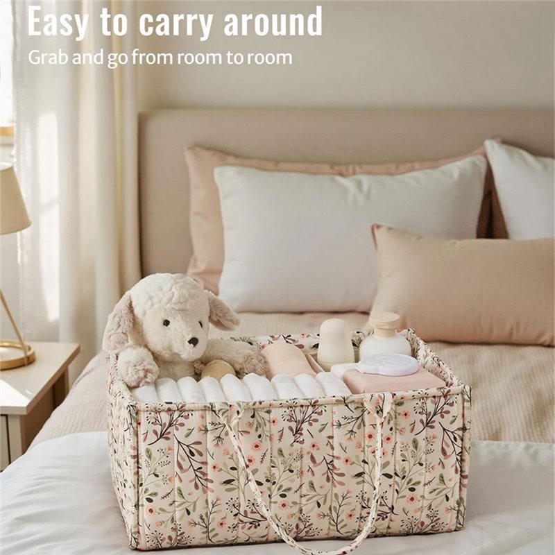 BEDW-Nursery Floral Diaper Cad - Baby Nursery Must Haves 评论和价格