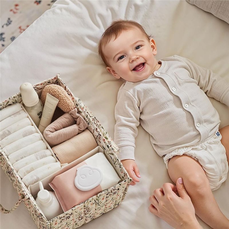 AINY-Floral Diaper Caddy Organ - Baby Nursery Must Haves 评论和价格