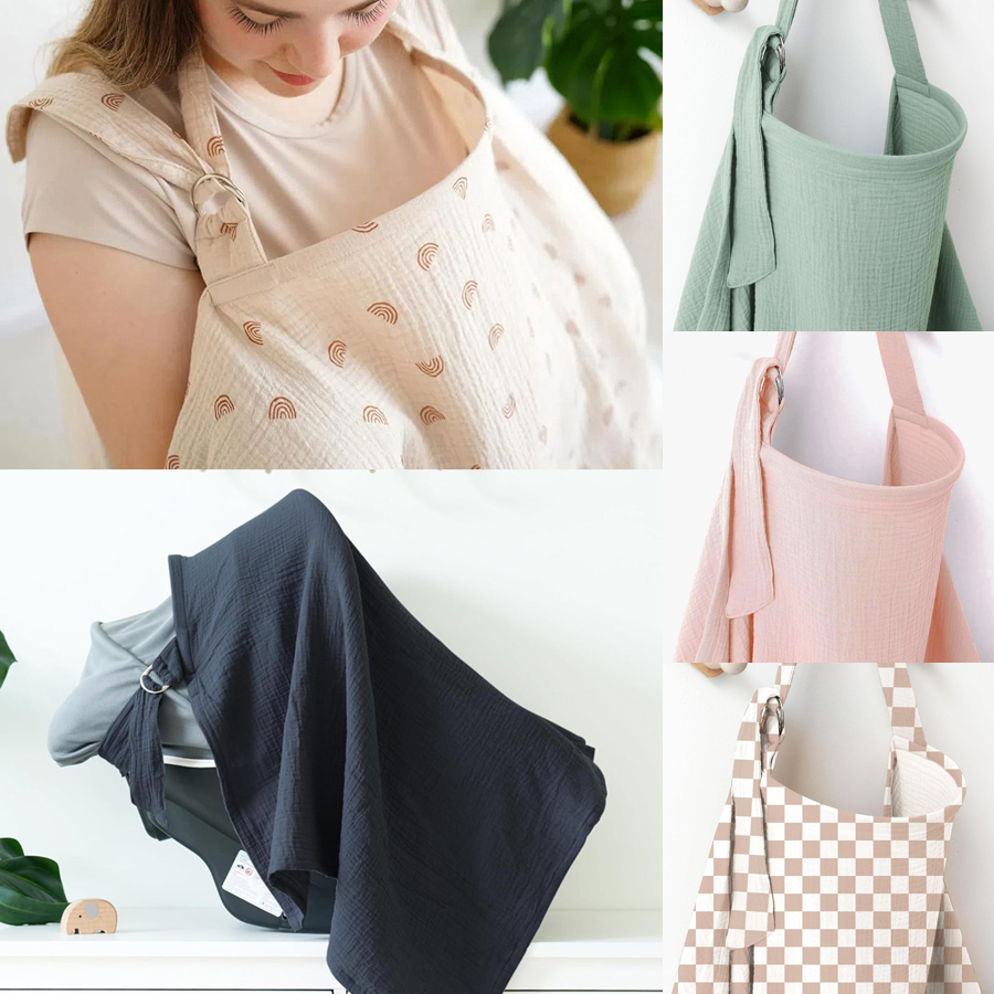 Muslin Breastfeeding Cover Por - Baby Nursery Hospital 评论和价格