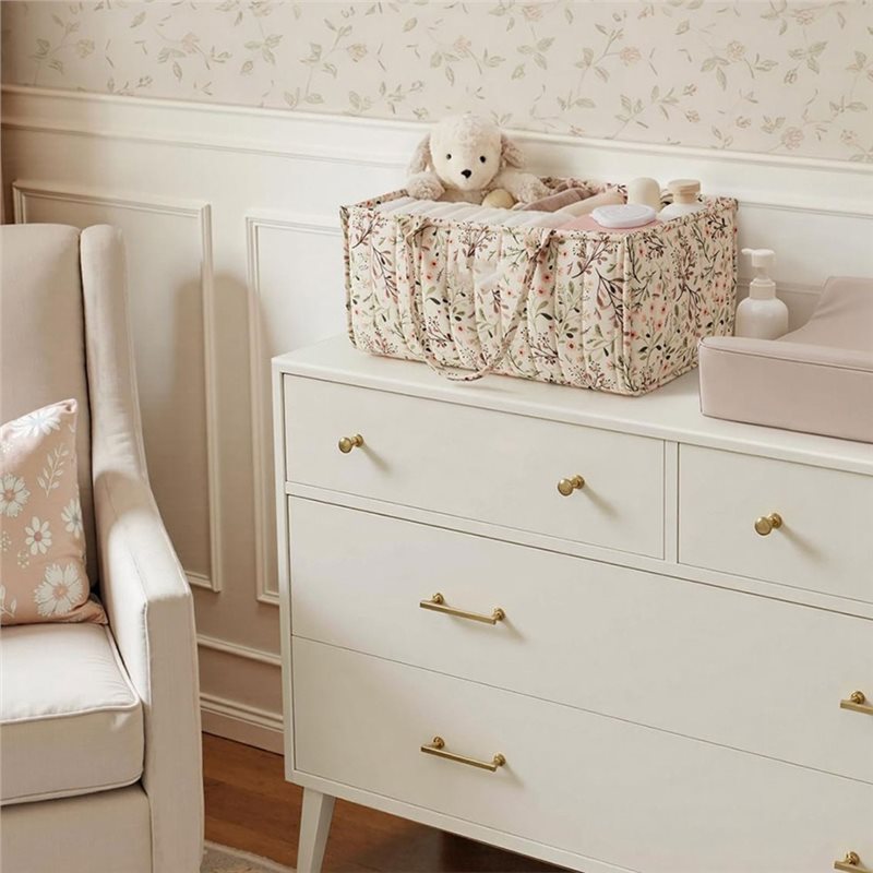 WOTT-Stylish Floral Diaper Cad - Baby Nursery Must Haves 评论和价格