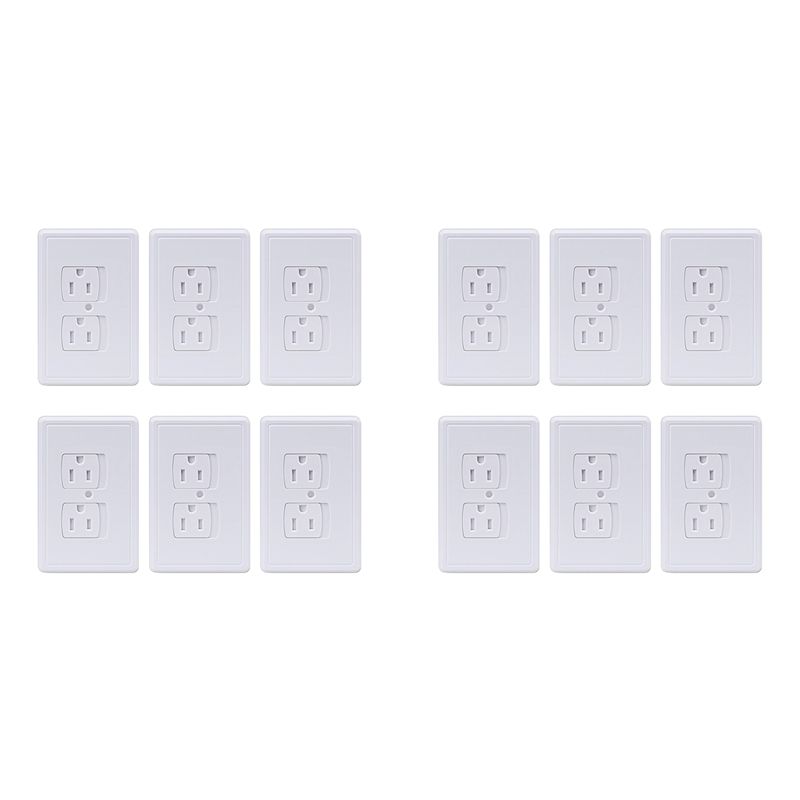 Y42A-12-Pack Safety Self-Closi - Outlet Cover Childproof 评论和价格