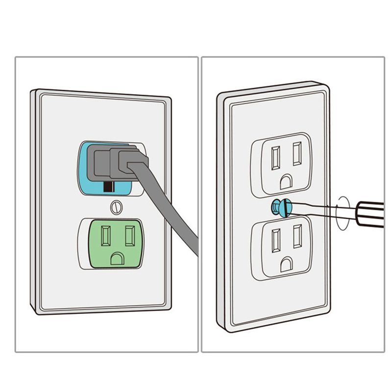 Y42A-12-Pack Safety Self-Closi - Outlet Cover Childproof 评论和价格