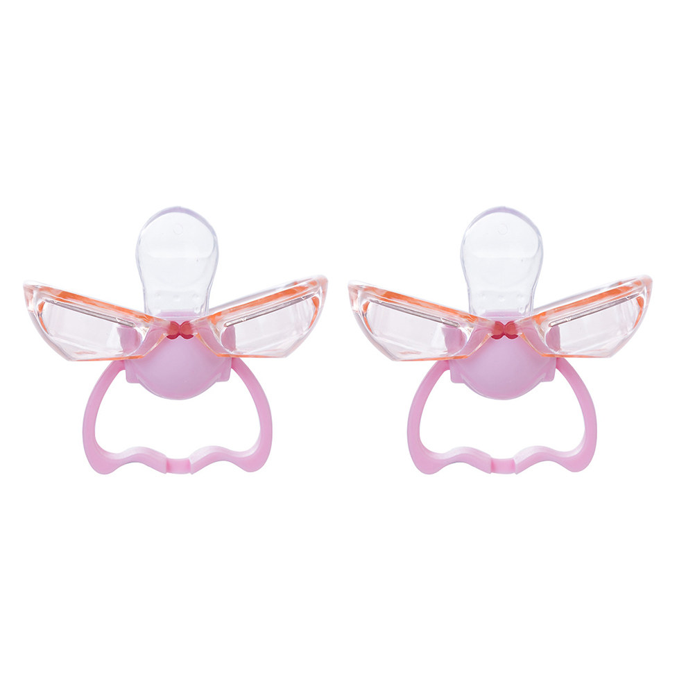 2Pcs Gentle Silicone Pacifier  - Baby Nursery Hospital 评论和价格