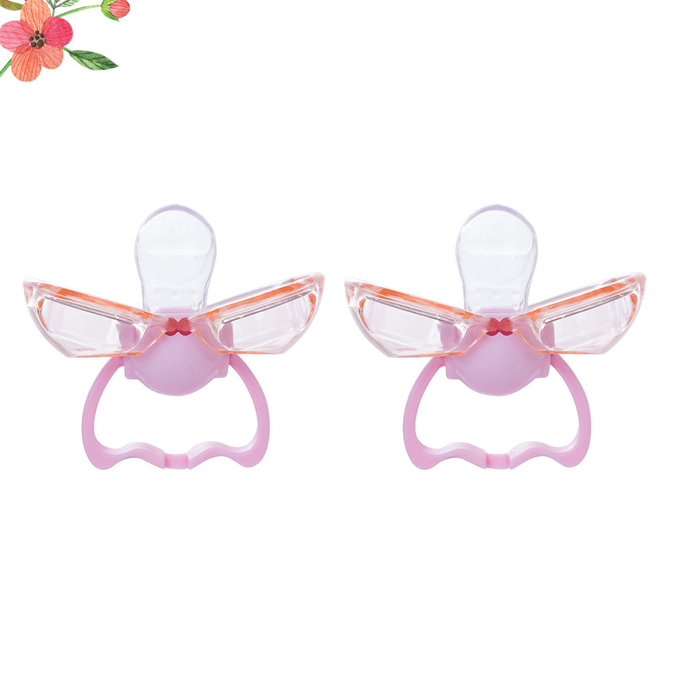 2Pcs Gentle Silicone Pacifier  - Baby Nursery Hospital 评论和价格