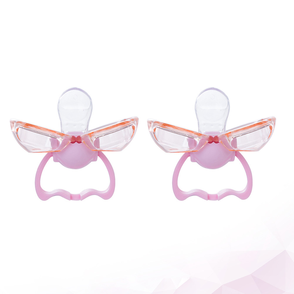 2Pcs Gentle Silicone Pacifier  - Baby Nursery Hospital 评论和价格
