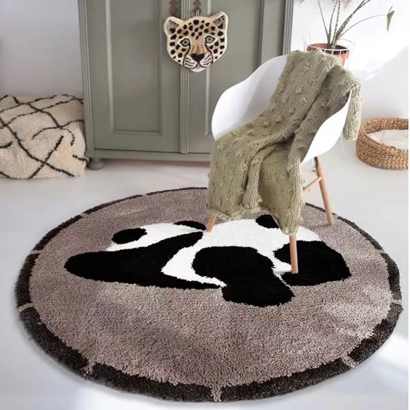 VIKAMA Cartoon Round Imitation - Baby Nursery Rug 评论和价格