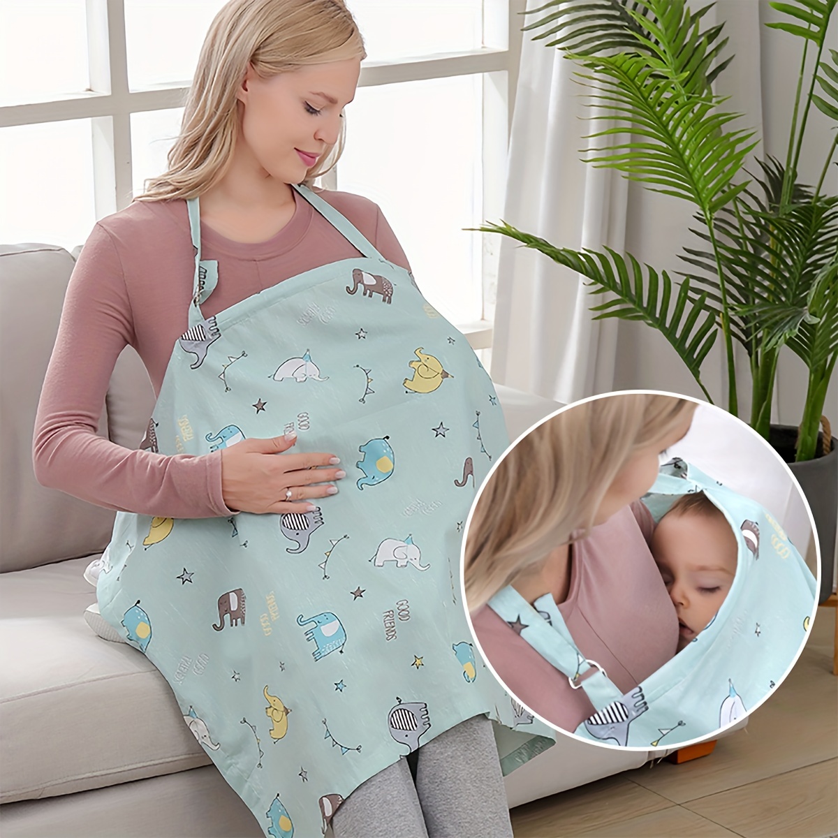 Maternity Nursing Cover Scarf, - Baby Nursery Hospital 评论和价格