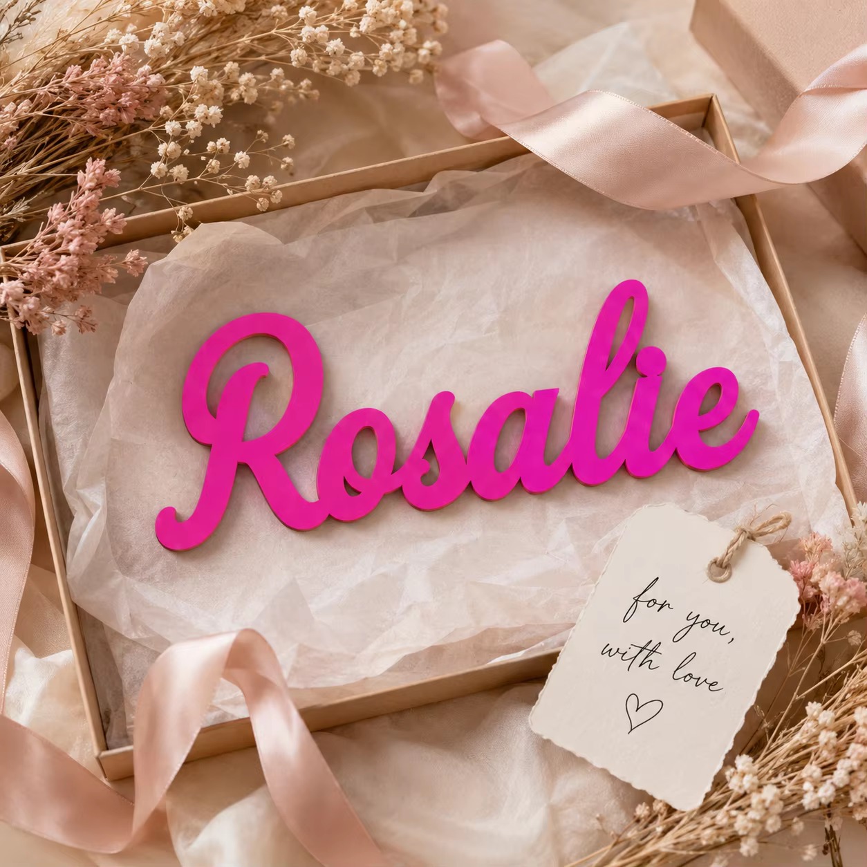 Personalized Wooden Name Sign  - Baby Nursery Name Sign 评论和价格