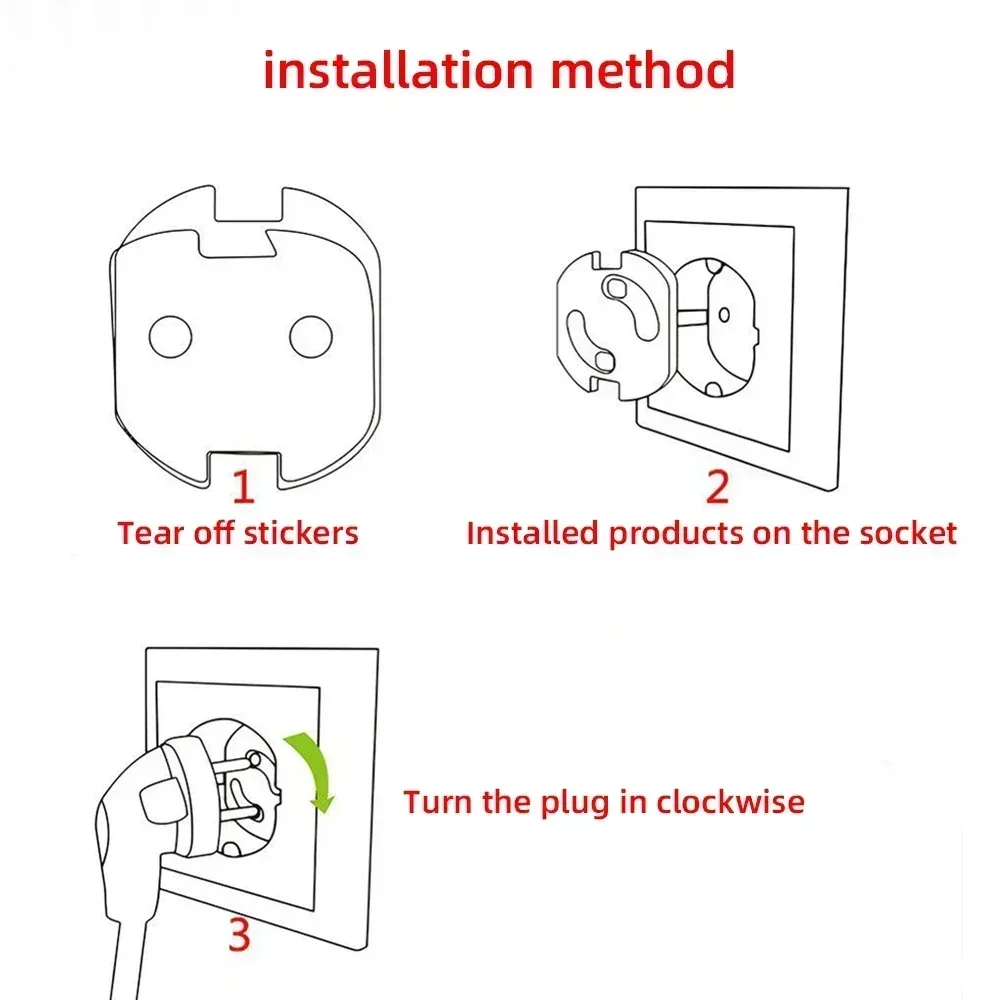 1/10pcs Electrical Outlet Prot - Outlet Cover Childproof 评论和价格