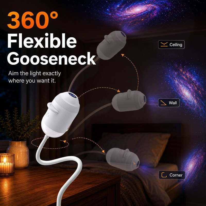 Holographic 5d Star Galaxy Oce - Night Light Projector Stars 评论和价格