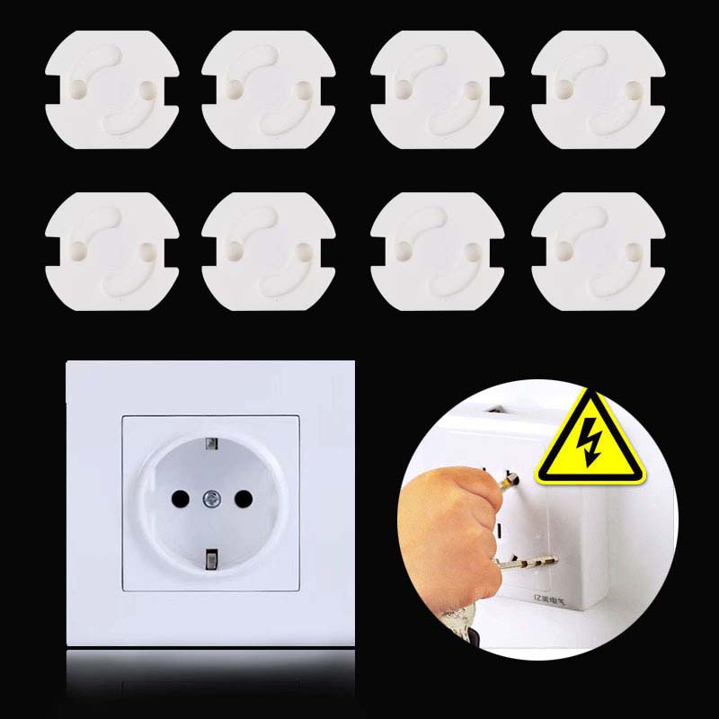 10Pcs EU Power Socket Electric - Outlet Cover Childproof 评论和价格