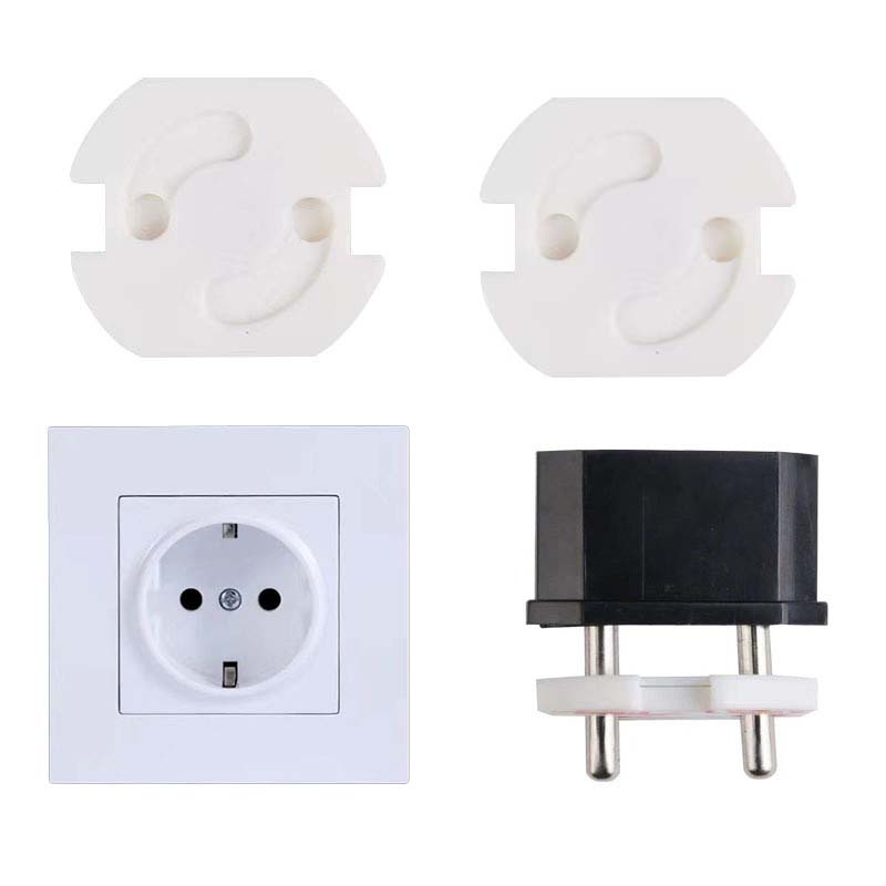 10Pcs EU Power Socket Electric - Outlet Cover Childproof 评论和价格