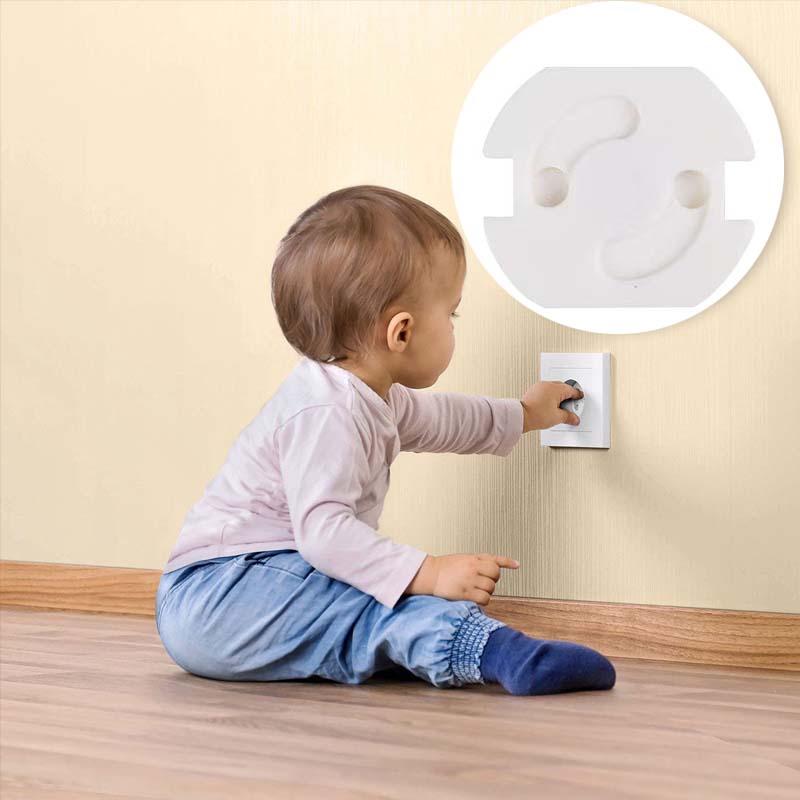 10Pcs EU Power Socket Electric - Outlet Cover Childproof 评论和价格