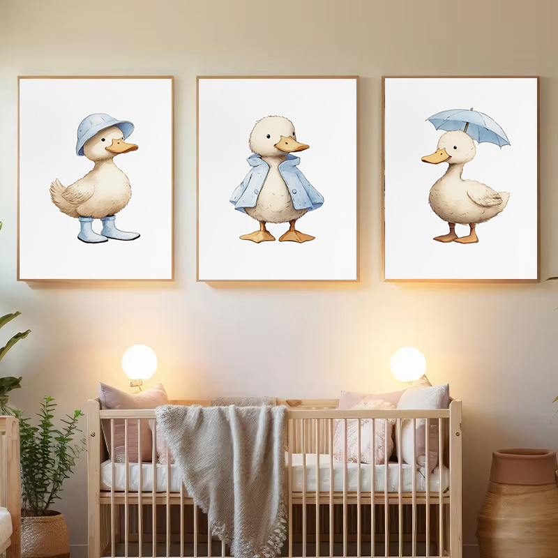 Silly Nursery Little Duck Yell - Baby Nursery Yellow Walls 评论和价格