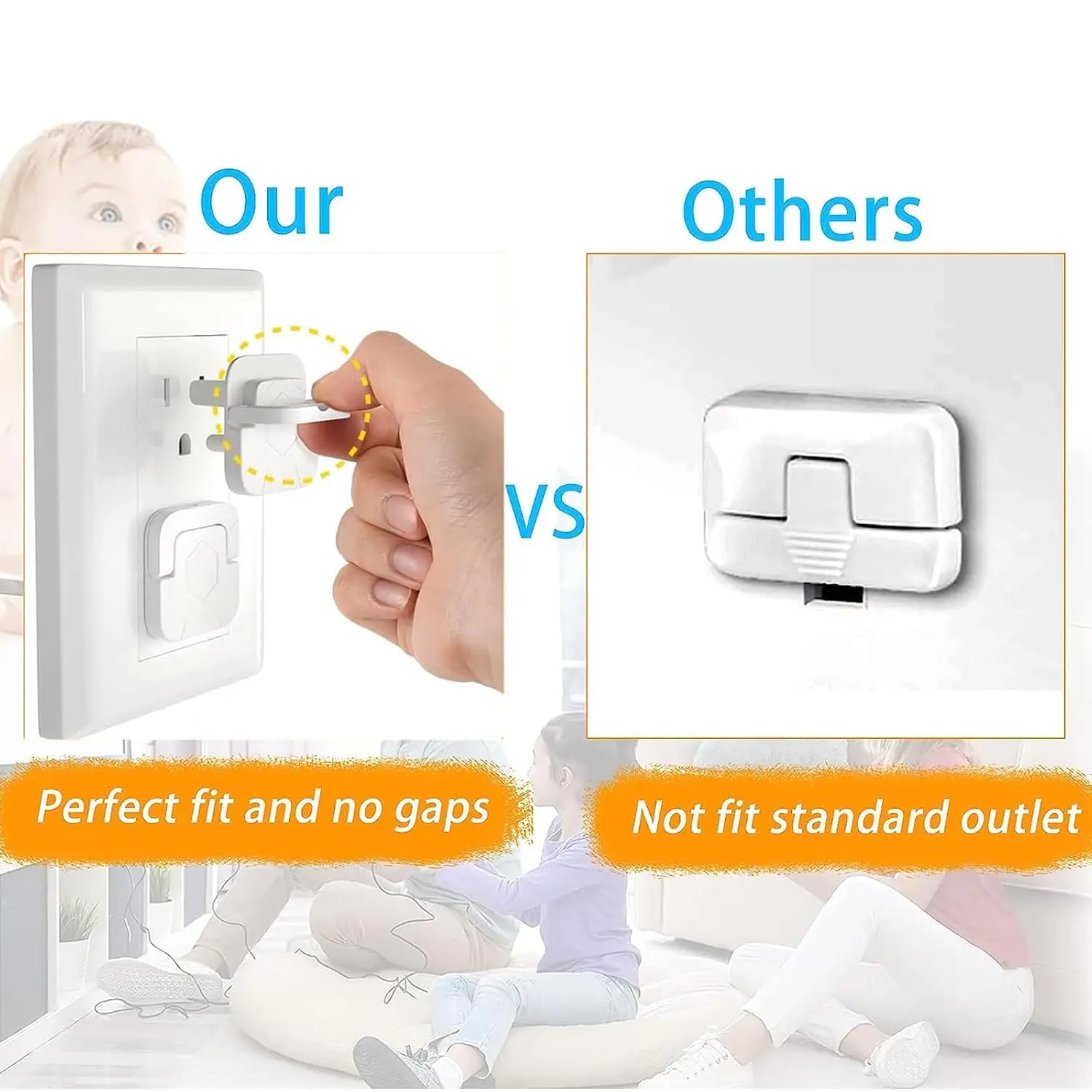 1-20Pc Baby Proof Outlet Cover - Outlet Cover Childproof 评论和价格