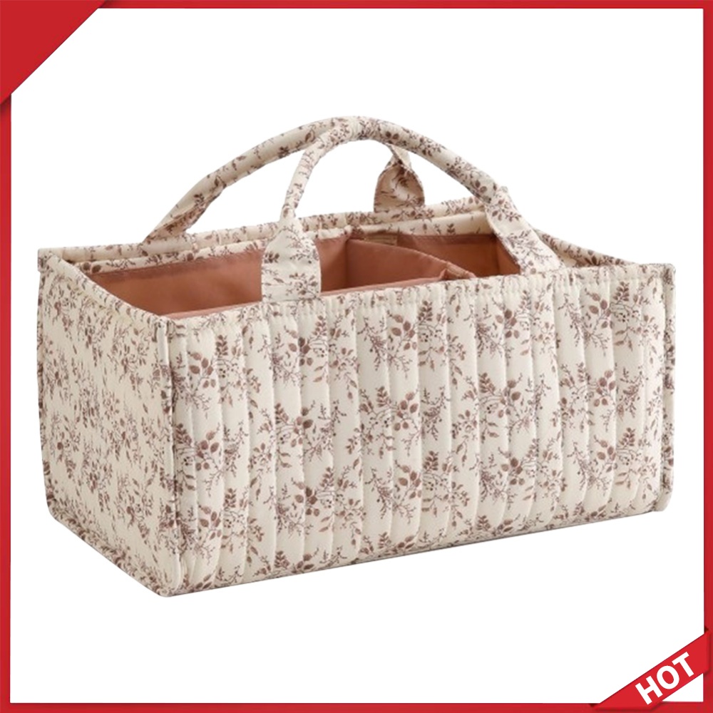 Floral Nursery Storage Basket  - Baby Nursery Must Haves 评论和价格