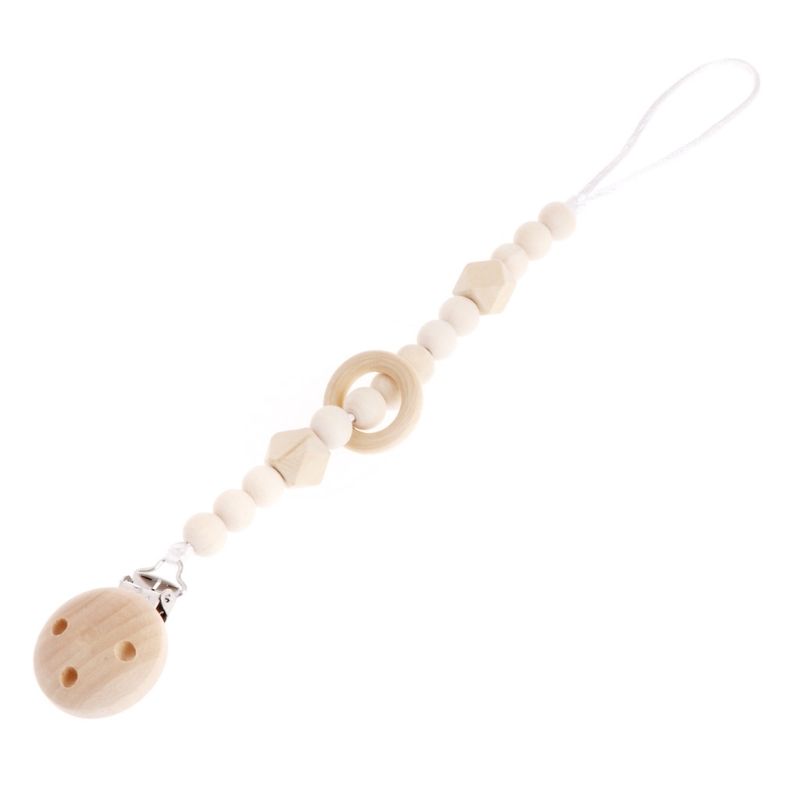 Baby Pacifier Clip Chain Woode - Baby Nursery Hospital 评论和价格