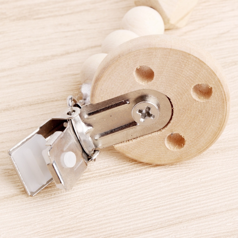 Baby Pacifier Clip Chain Woode - Baby Nursery Hospital 评论和价格