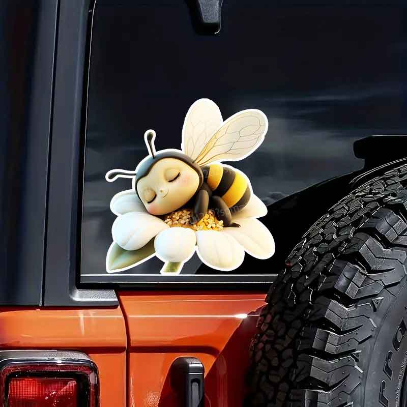 Bee Cute Bumblebee Car Sticker - Baby Nursery Yellow Walls 评论和价格