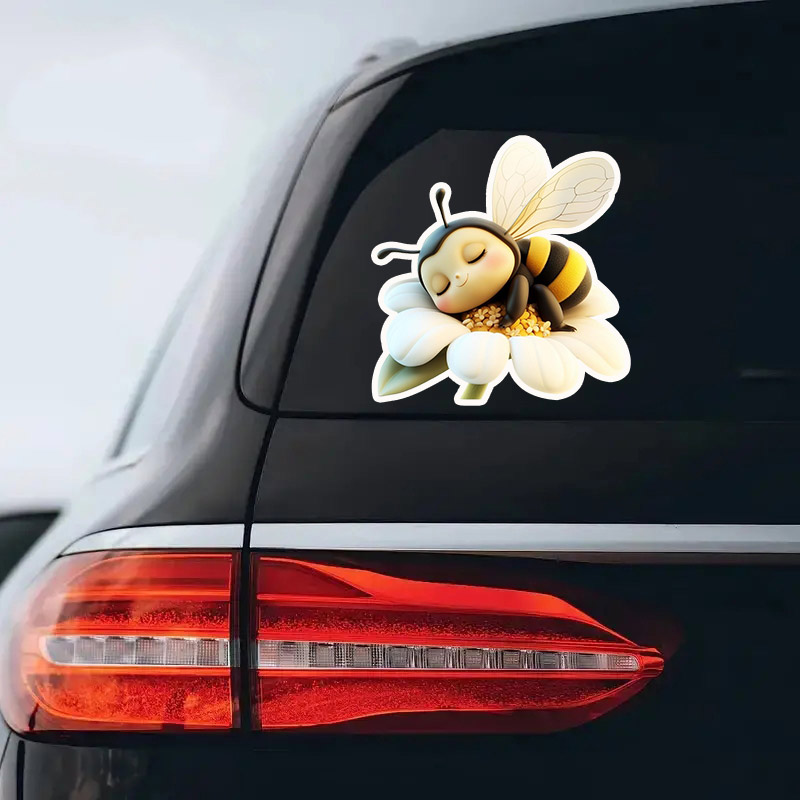 Bee Cute Bumblebee Car Sticker - Baby Nursery Yellow Walls 评论和价格