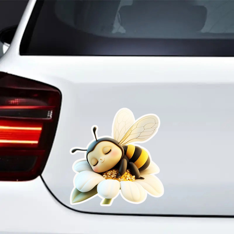 Bee Cute Bumblebee Car Sticker - Baby Nursery Yellow Walls 评论和价格