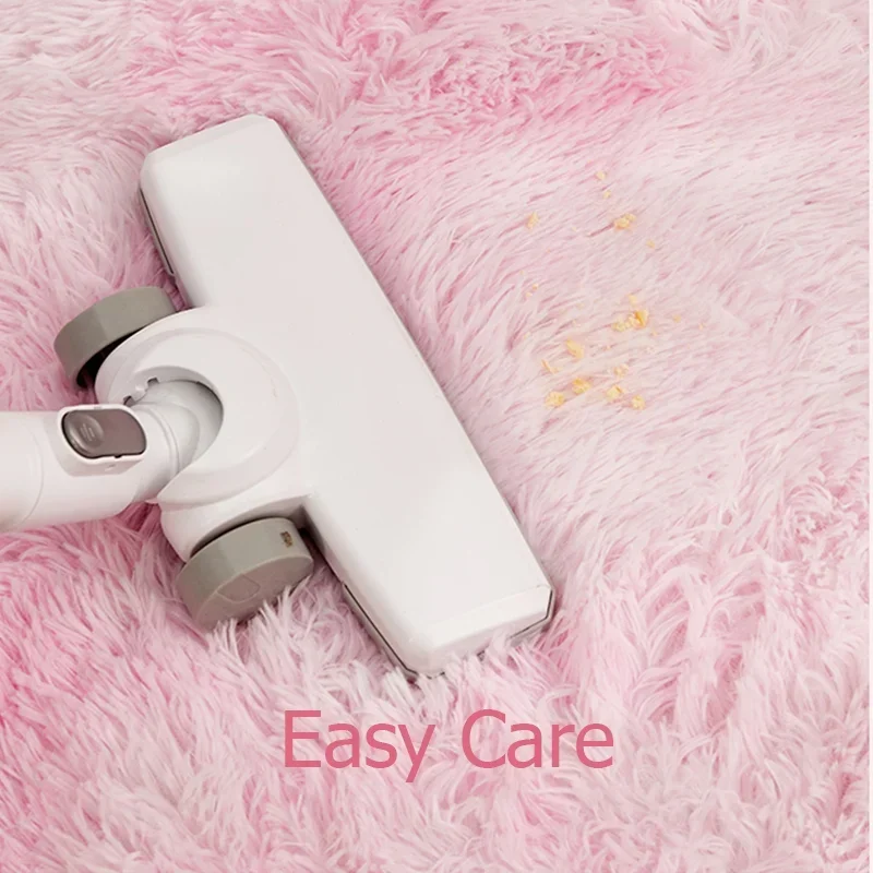 Pink Kids Carpet For Girls Bed - Baby Nursery Rug 评论和价格