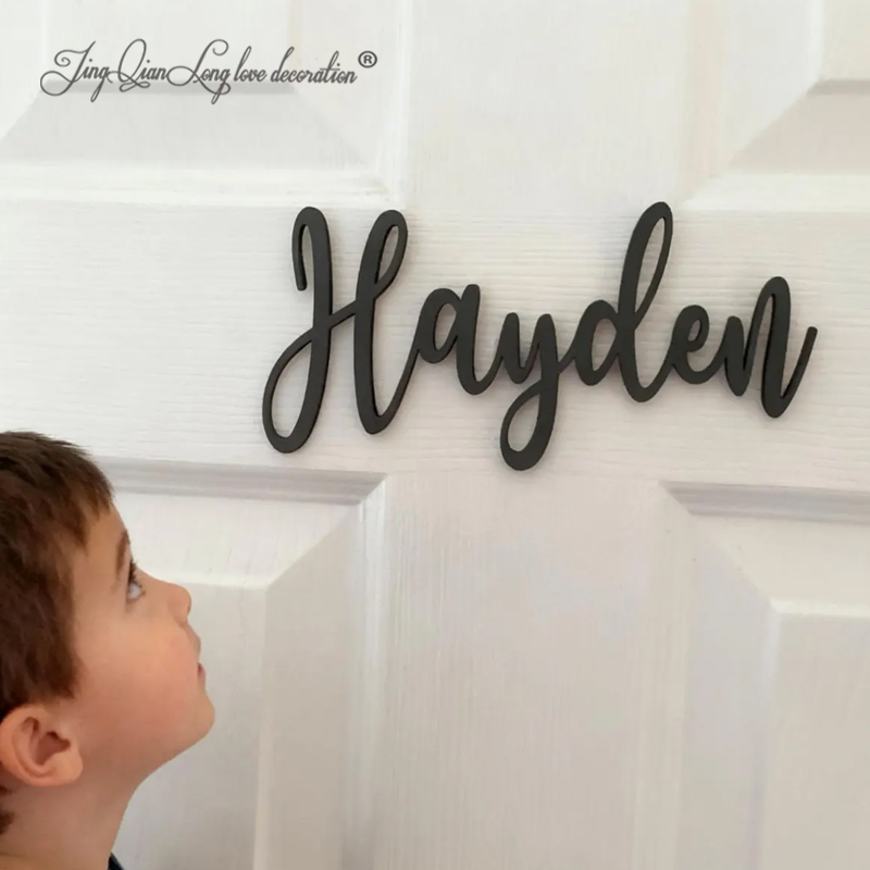 Custom Wood Nursery Name Sign: - Baby Nursery Name Sign 评论和价格