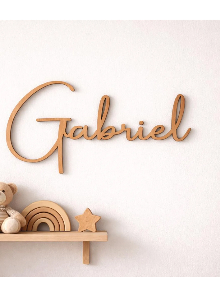 Custom Wood Nursery Name Sign: - Baby Nursery Name Sign 评论和价格