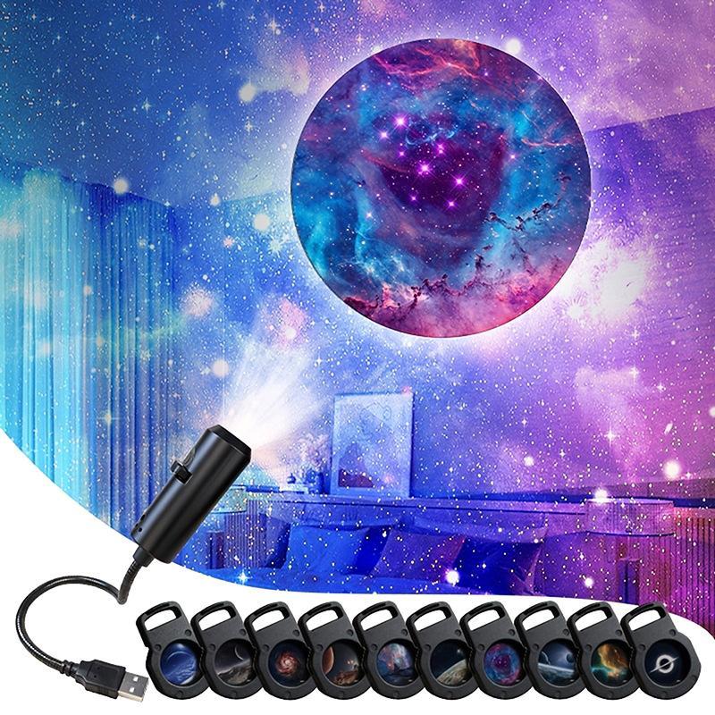 10‑in‑1 Galaxy Star Projector  - Night Light Projector Stars 评论和价格