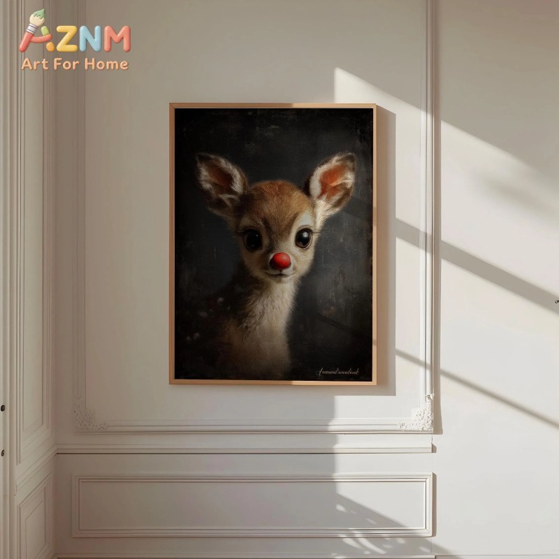 Unframed Canvas Wall Art Cute  - Baby Nursery Vintage Decor 评论和价格