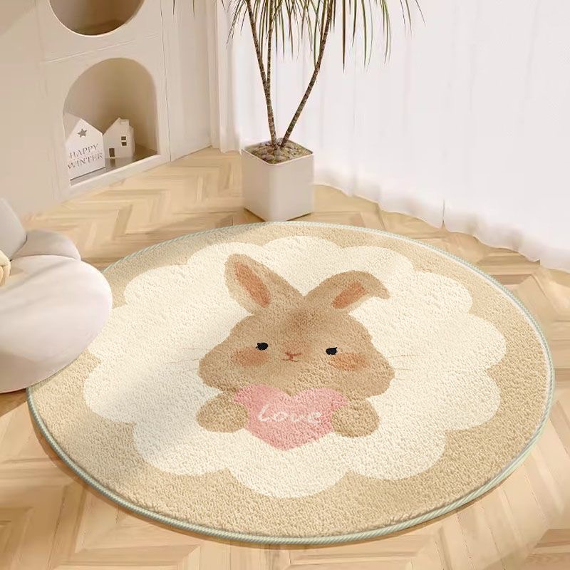 VIKAMA 1PC Round Carpet Living - Baby Nursery Rug 评论和价格