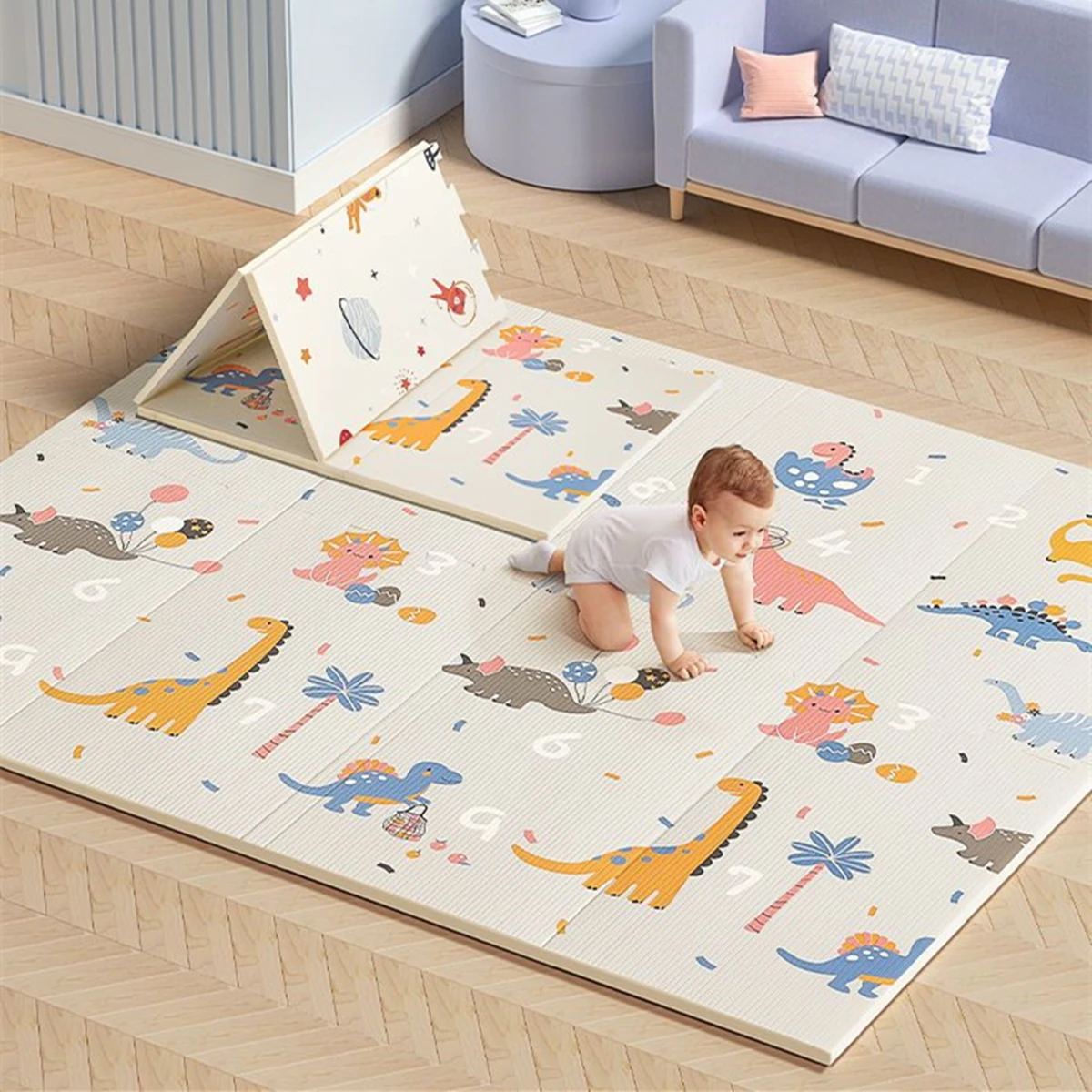 Foldable Non-Toxic Children's  - Baby Nursery Rug 评论和价格
