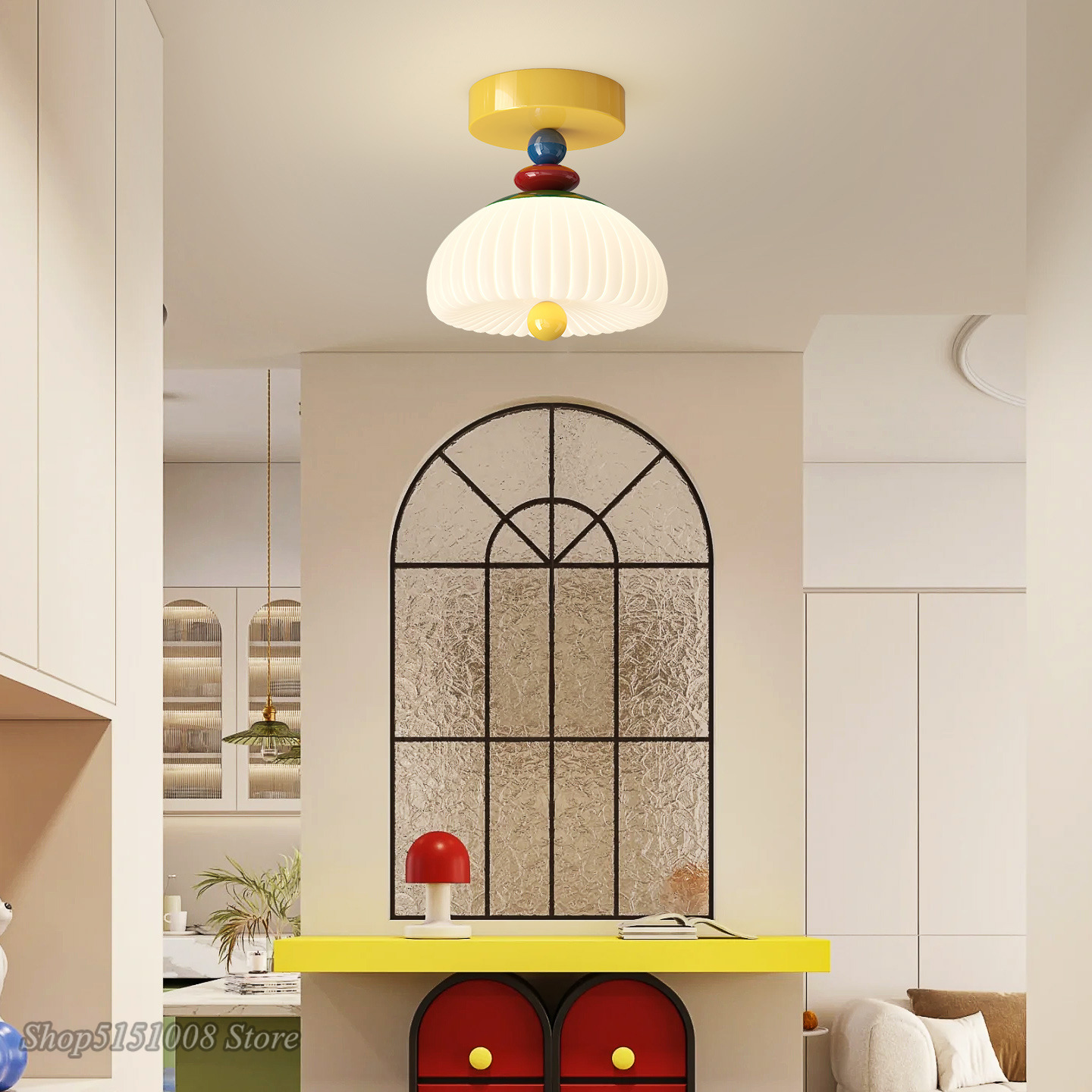 Girl Boy Children's Room  LED  - Baby Nursery Yellow Walls 评论和价格