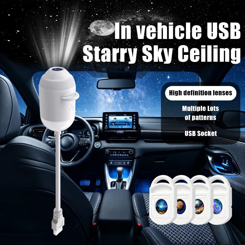 Car USB Star Projector Light 3 - Night Light Projector Stars 评论和价格